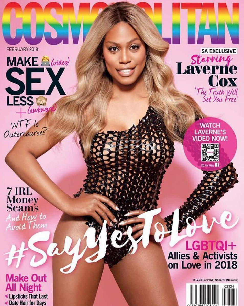 Laverne Cox Has Just Become Cosmo's First Ever Openly Trans Cover